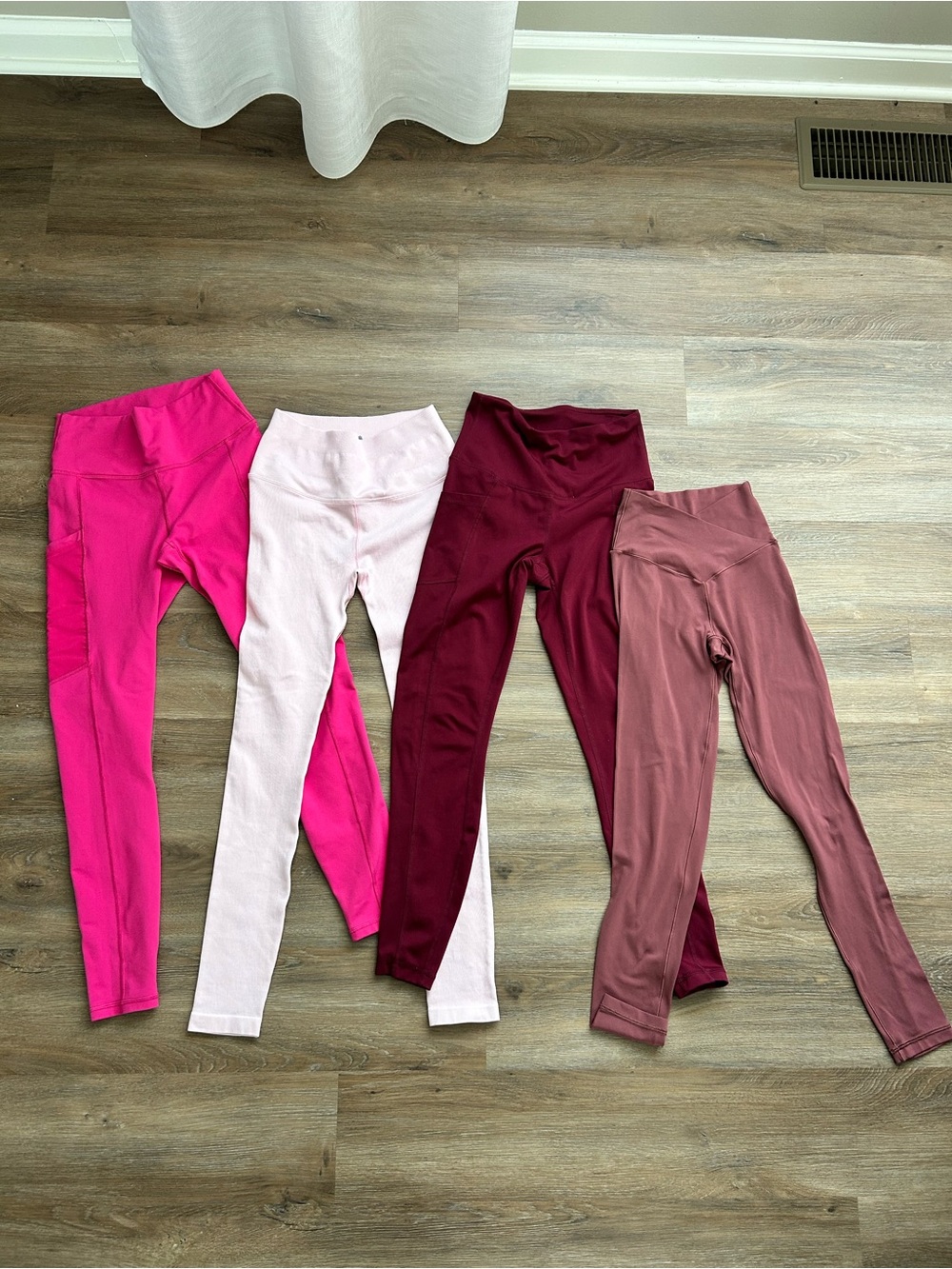 Bundle Leggings Pack - Fuchsia, Blush, Burgundy - Picture 2 of 7